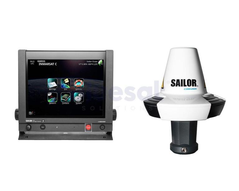 LRC inmarsat sailor 6110 mini c - Radio Offshore LRC Kurs Long Range Certificat Inmarsat C Prüfung Anlage - Radio Offshore