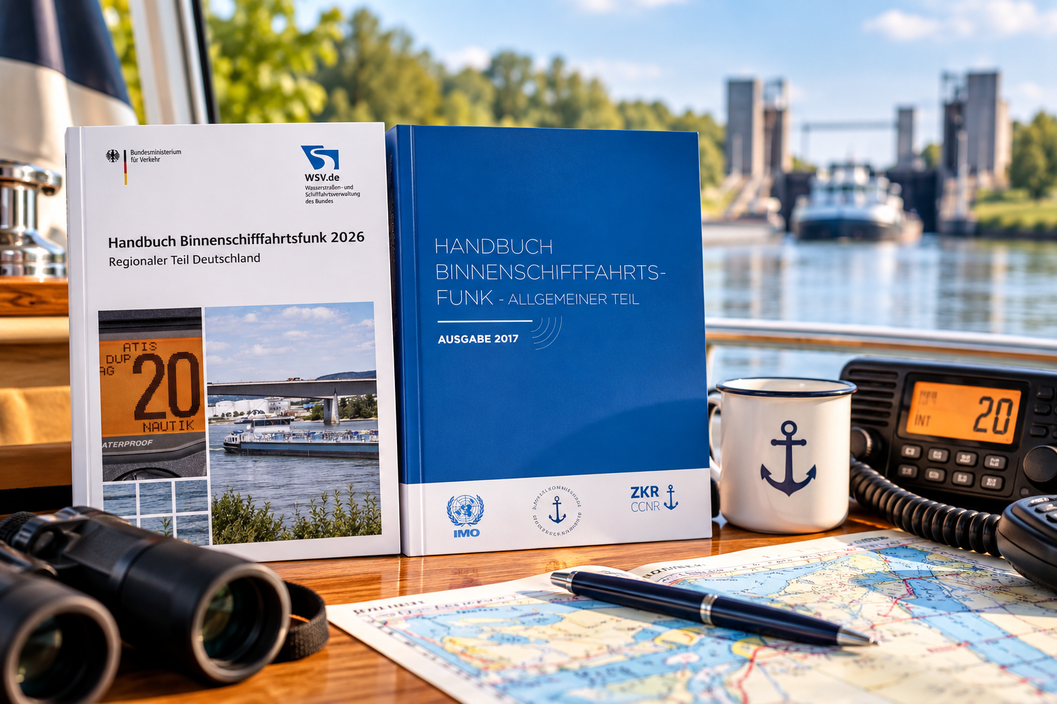 Allgemeiner und Regionaler Teil des Handbuchs Binnenschifffahrtsfunk