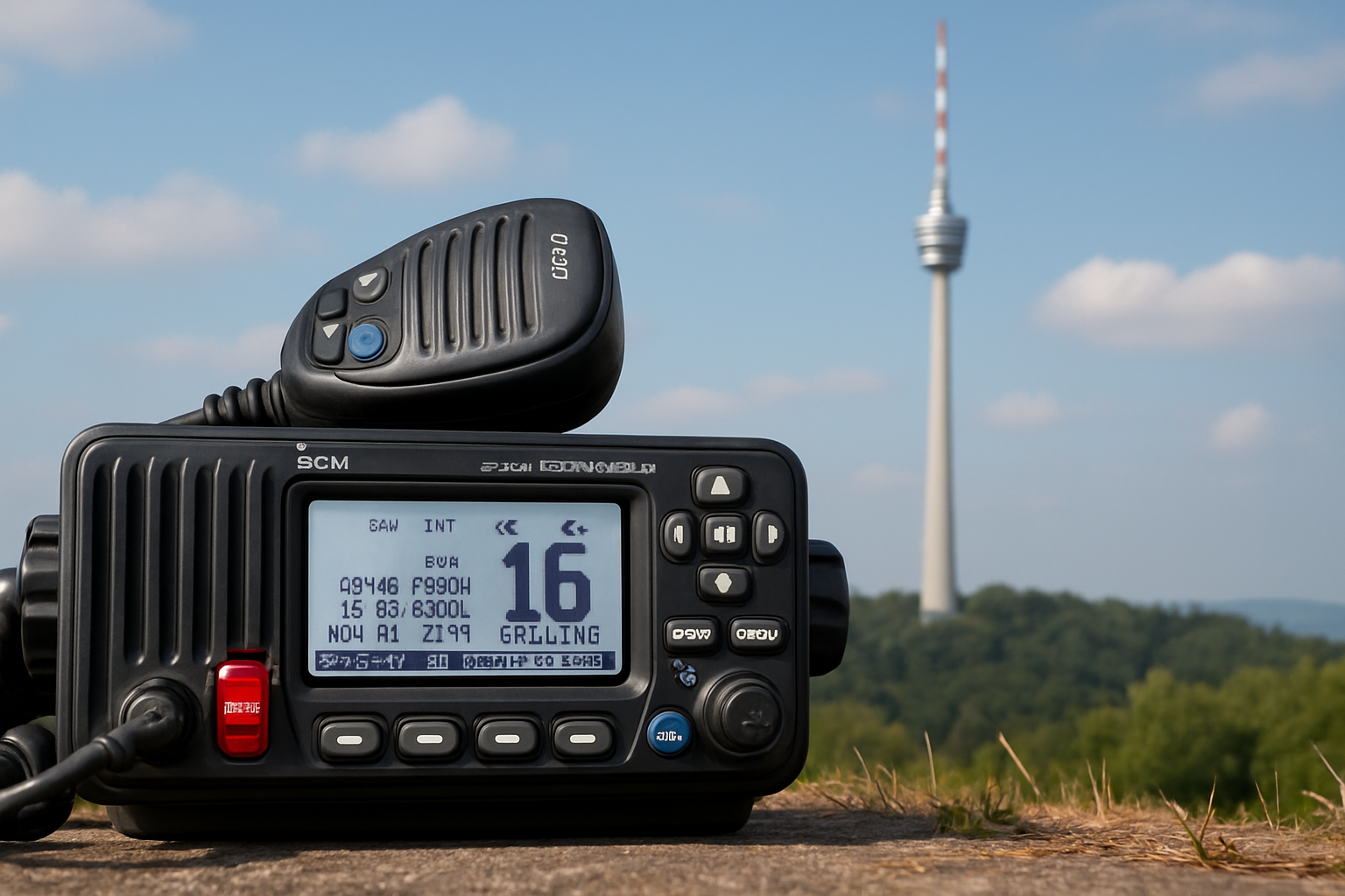 SRC Funkkurs Raum Stuttgart – UKW/DSC Praxis am Originalgerät bei Radio Offshore