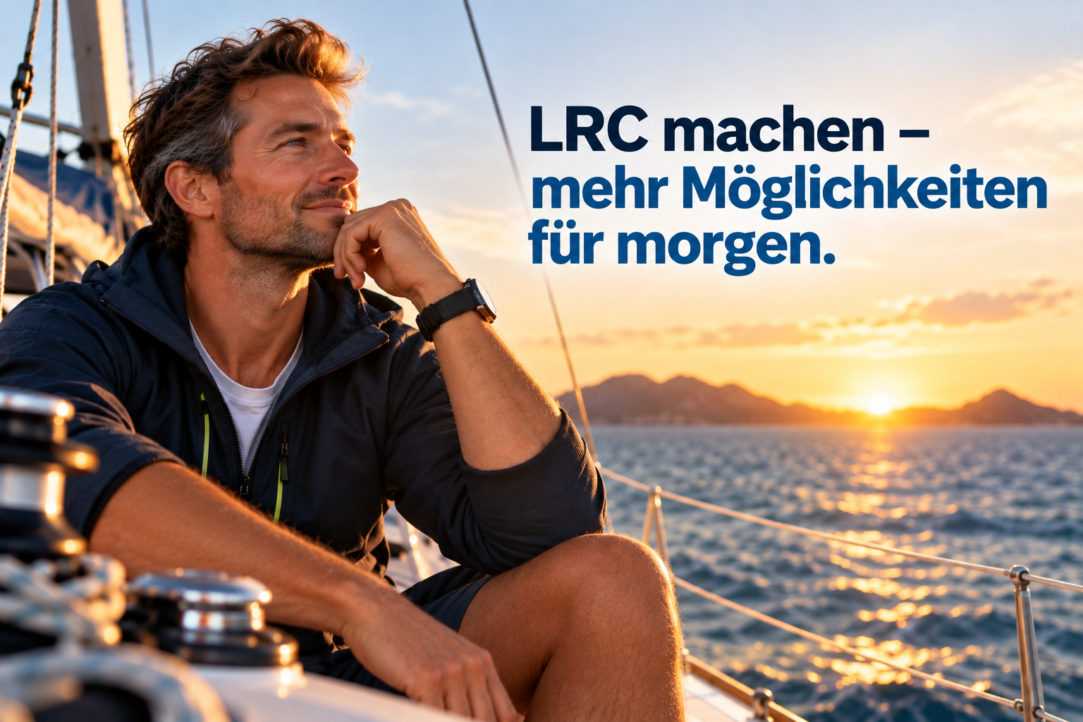Segler denkt über zukünftige Reisen und das LRC-Funkzeugnis nach