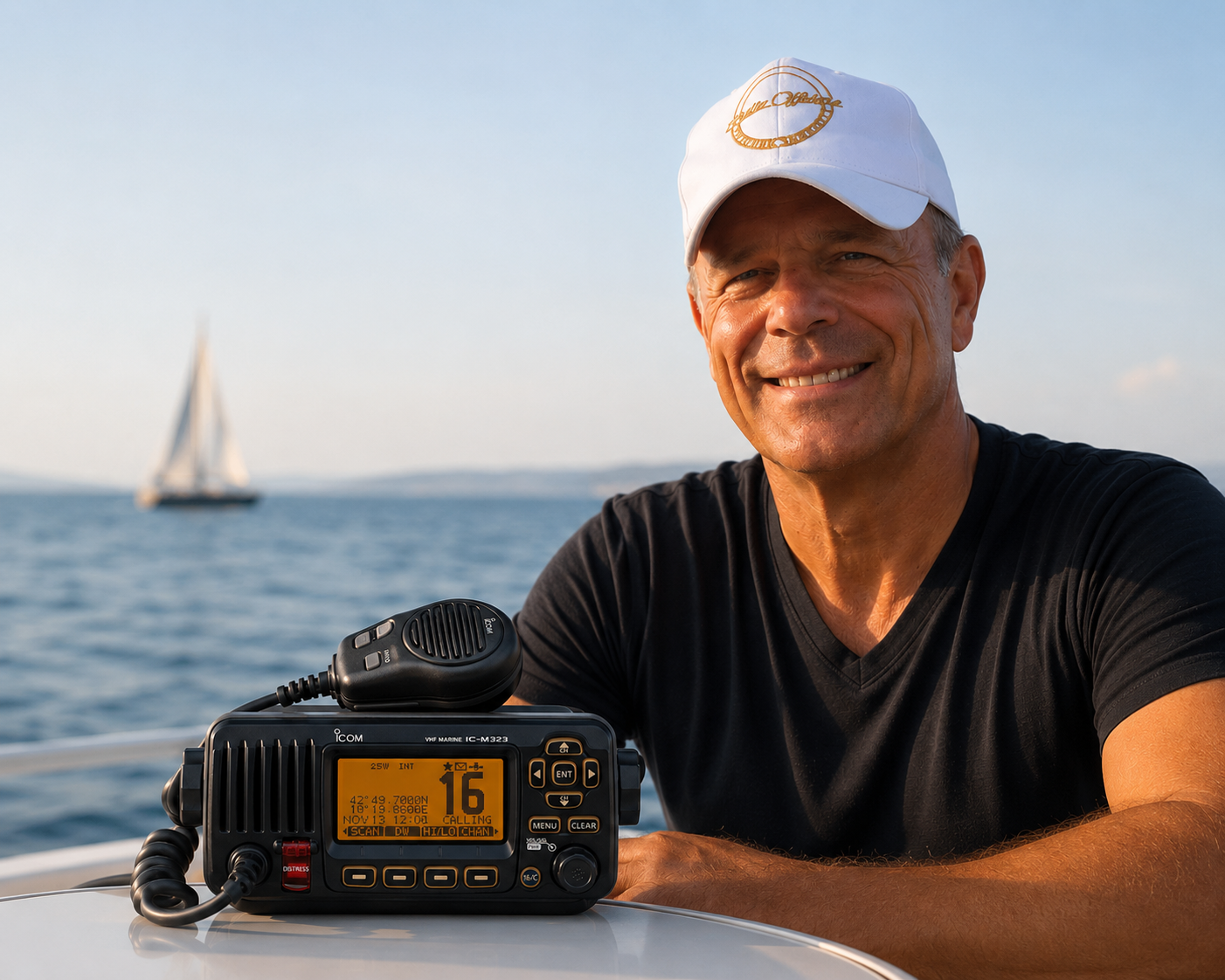 Seefunk-Wochenende in Kirchheim mit SRC UBI LRC und amtlicher DSV-Prüfung bei Radio Offshore