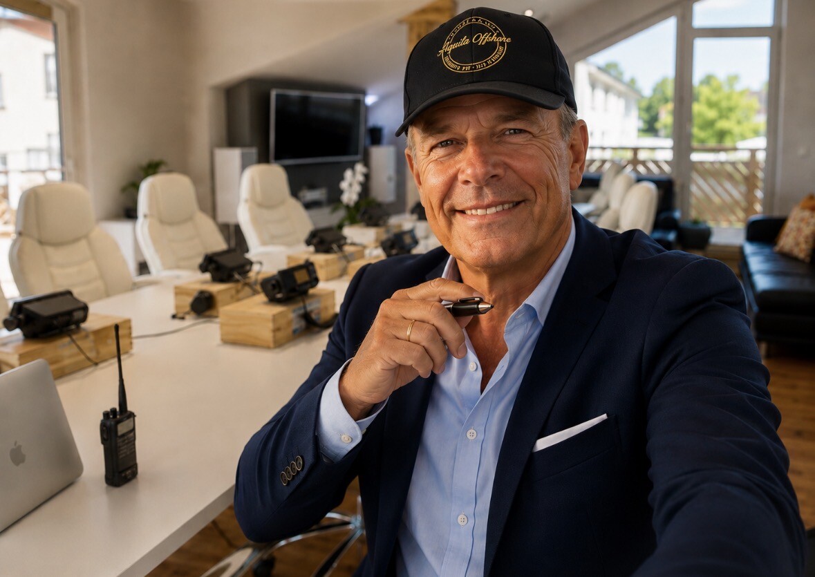 Peter Wörner, Kursleiter von Radio Offshore