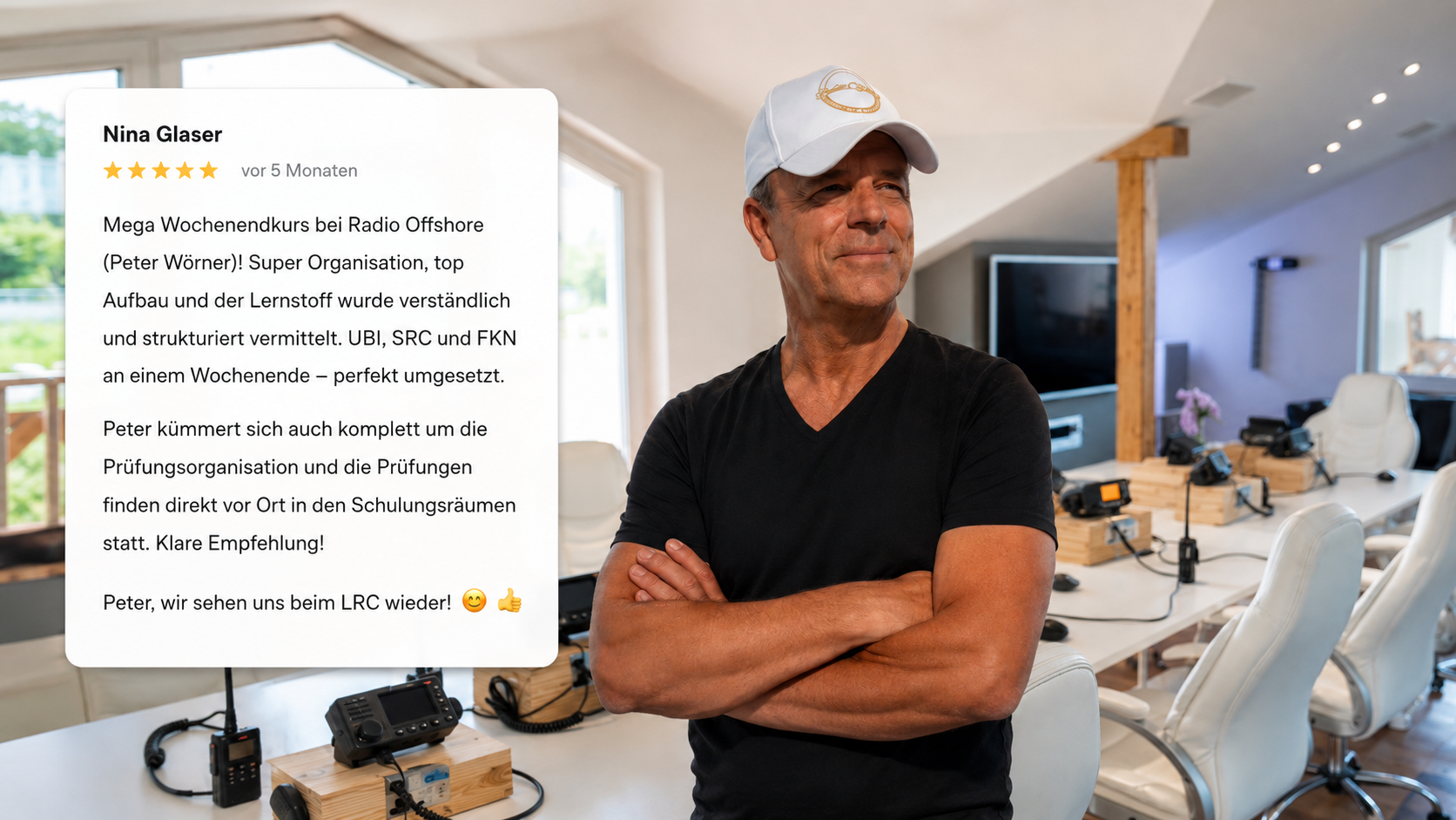 Radio Offshore SRC Präsenzkurs mit Funkpraxis und amtlicher DSV-Prüfung
